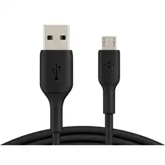 Material CABLE BELKIN CAB005BT1MBK BOOST CHARGE USB-A A MICRO-USB 1 MT NEGRO CAB005BT1MBK 163096