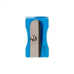 SACAPUNTA LIDERPAPEL METALICO CUÑA 1 USO COLOR AZUL SA16 163442