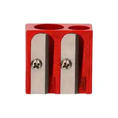 SACAPUNTA LIDERPAPEL METALICO CUÑA 2 USOS COLOR ROJO SA17 163443