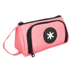 Material BOLSO ESCOLAR PORTATODO ANTARTIK CON BOLSILLO DELANTERO DESPLEGABLE COLOR CORAL 110X85X200 MM TK45 163684