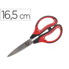 TIJERA LIDERPAPEL TITANIO HOJA CURVA 16,5 CM FALICILIDAD CORTE Y DURABILIDAD INCLUYE FUNDA TI14 163701