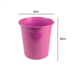 PAPELERA PLASTICO LIDERPAPEL ROSA OPACO 13 LITROS 275X285 MM PJ05 166258 PAPELERA PLASTICO LIDERPAPEL ROSA OPACO 13 LITROS 275X285 MM PJ05 166258