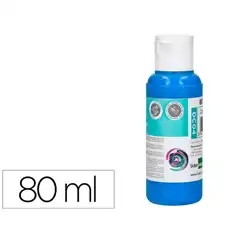 PINTURA ACRILICA LIDERPAPEL BOTE DE 80 ML CIAN DC04 166298