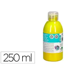 PINTURA ACRILICA LIDERPAPEL BOTE DE 250 ML AMARILLO DC15 166309