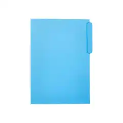 SUBCARPETA CARTULINA LIDERPAPEL Fº PESTAÑA SUPERIOR 240G/M2 AZUL SC45 166335 SUBCARPETA CARTULINA LIDERPAPEL Fº PESTAÑA SUPERIOR 240G/M2 AZUL SC45 166335