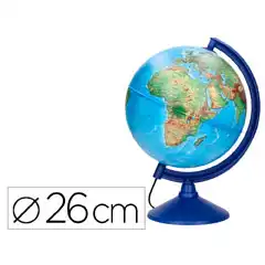 GLOBO TERRAQUEO LIDERPAPEL CON LUZ FISICO Y POLITICO DIAMETRO 26 CM GL06 166374
