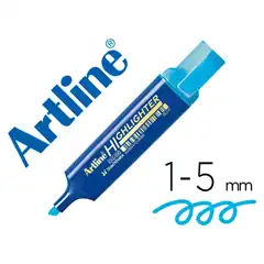 Material ROTULADOR ARTLINE FLUO EKS-600 AZUL P. BISELADA EKS-600 AZ 166595