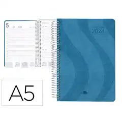 AGENDA ESPIRAL LIDERPAPEL SYROS 15X21CM DP 60GR CATALAN 167002