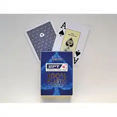 BARAJA FOURNIER POKER INGLES PLASTICO EUROPEAN POKER TOUR INDICE GIGANTE 10018440 167319