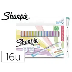 ROTULADOR SHARPIE S-NOTE DUO BLISTER DE 16 UDS COLORES SURTIDOS 2182115 167523