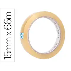 CINTA ADHESIVA Q-CONNECT TRANSPARENTE 66 MT X 15 MM KF01788 168346