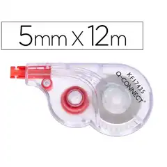 Material CORRECTOR Q-CONNECT CINTA BLANCO 5 MM X 12 MT KF17435 169054