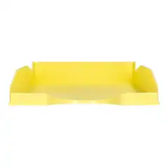 BANDEJA SOBREMESA PLASTICO Q-CONNECT AMARILLO PASTEL OPACO 240X70X340MM KF17162 169176 BANDEJA SOBREMESA PLASTICO Q-CONNECT AMARILLO PASTEL OPACO 240X70X340MM KF17162 169176