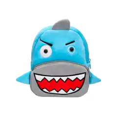 MOCHILA ESCOLAR LIDERPAPEL PELUCHE INFANTIL TIBURON ME30 169252