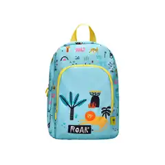 MOCHILA ESCOLAR LIDERPAPEL MULTIBOLSILLO INFANTIL SAFARI AZUL LEON ME38 169402
