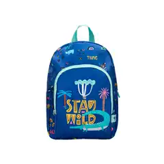 MOCHILA ESCOLAR LIDERPAPEL MULTIBOLSILLO INFANTIL SAFARI AZUL MARINO COCODRILO ME39 169403