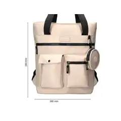 ANTARTIK MOCHILA BOLSO FLIP BAG BEIG IK35 169448 ANTARTIK MOCHILA BOLSO FLIP BAG BEIG IK35 169448