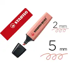 MARCADOR STABILO BOSS FLUORESCENTE NATURE COLORS SIENA (70/175) 169634