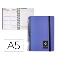 Material AGENDA ESCOLAR LIDERPAPEL AÑO 24 - 25 CURSO CLASSIC AZUL DÍA PÁGINA A5 LP463 169784