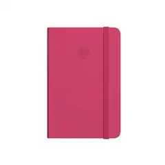 Material CUADERNO CON GOMILLA ANTARTIK NOTES TAPA DURA A6 HOJAS RAYAS BURDEOS 100 HOJAS 80 GR FSC TW58 170025