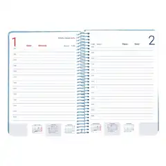AGENDA ESPIRAL LIDERPAPEL SYROS 15X21CM DP 60GR CATALAN 170425 AGENDA ESPIRAL LIDERPAPEL SYROS 15X21CM DP 60GR CATALAN 170425