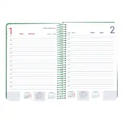 AGENDA ESPIRAL LIDERPAPEL SYROS 15X21CM DP 60GR CATALAN 170427 AGENDA ESPIRAL LIDERPAPEL SYROS 15X21CM DP 60GR CATALAN 170427