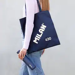 BOLSO TOTE BAG COLECCION MILAN 430 SINCE 1918 AZUL 62101SNCB 170958 BOLSO TOTE BAG COLECCION MILAN 430 SINCE 1918 AZUL 62101SNCB 170958
