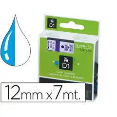 Material CINTA DYMO D1 12MMX7M. AZUL/BLANCO 18605 (S0720540)