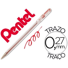 Material BOLIGRAFO PENTEL BK-77 B ROJO 21634