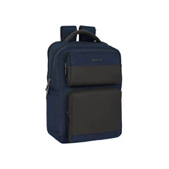 Material CARTERA ESCOLAR SAFTA BUSINESS (BLACK-BLUE-GREY) MOCHILA 2 BOLSILLOS PORTATIL 15,6