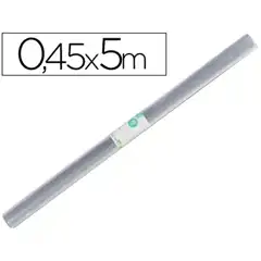 ROLLO PLASTICO FORRALIBROS LIDERPAPEL 0,45X5 MT 70 MC RL04 24448