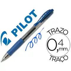 Material BOLIGRAFO PILOT G-2 0.7 MM RETRACTIL AZUL 44500 24725 (NG2A)