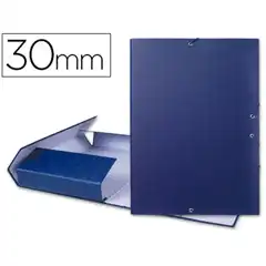 CARPETA PROYECTOS LIDERPAPEL Fº LOMO 30MM CARTON FORRADOAZUL PY31 25281