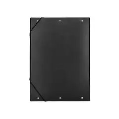 CAJA DE PROYECTOS Fº LOMO 9 NEGRO CARTON FORRADO LIDERPAPEL 25293