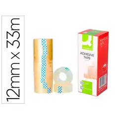 CINTA ADHESIVA Q-CONNECT TRANSPARENTE 33 MT X 12 MM KF01785 25929