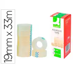 CINTA ADHESIVA Q-CONNECT TRANSPARENTE 33 MT X 19 MM KF27013 25931