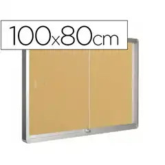 Material VITRINA DE ANUNCIOS Q-CONNECT MARCO DE ALUMINIO 800 X 1000MM KF03588 26360