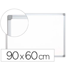 PIZARRA BLANCA Q-CONNECT MELAMINA MARCO DE ALUMINIO 90X60 CM KF37015 26363