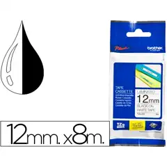 CINTA BROTHER TZ-231 BLANCO-NEGRO 12MM LONGITUD 8 MT 26812
