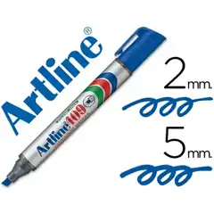 Material ROTULADOR ARTLINE MARCADOR PERMANENTE 109 AZUL P. BISELADA EK-109 26916
