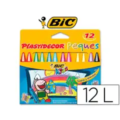 Material CERAS PLASTIDECOR PEQUES ESTUCHE 12 COLORES 27269 8757742 (875774)