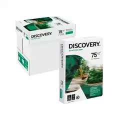 PAPEL FOTOCOPIADORA DISCOVERY DIN A3 75 GRS. PAPEL MULTIUSO INK-JET Y LASER-PAQ. DE 500 HJ 28241