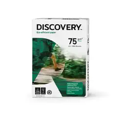 PAPEL FOTOCOPIADORA DISCOVERY DIN A3 75 GRS. PAPEL MULTIUSO INK-JET Y LASER-PAQ. DE 500 HJ 28241