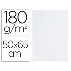 Material CARTULINA LIDERPAPEL 50X65 CM 180G/M2 BLANCO CX23 28307