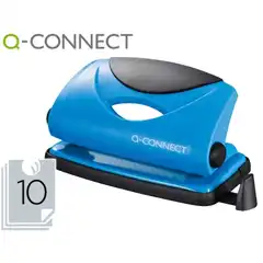 Material TALADRADOR Q-CONNECT KF-02153 AZUL APERTURA 1MM CAPACIDAD 10HJ (31635)
