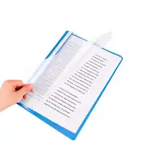 CARPETA DOSSIER FASTENER PLASTICO Q-CONNECT A4 AZUL KF01454 32702