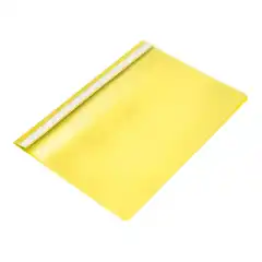 CARPETA DOSSIER FASTENER PLASTICO Q-CONNECT A4 AMARILLA KF01457 32705