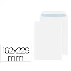 SOBRE LIDERPAPEL BOLSA Nº 16 BLANCO C5 162x229 250 UDS SB37 33309