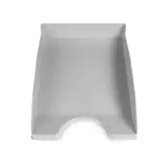 BANDEJA PLASTICO APILABLE GRIS OPACO Q-CONNECT KF04194 36181 BANDEJA PLASTICO APILABLE GRIS OPACO Q-CONNECT KF04194 36181