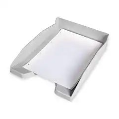 BANDEJA PLASTICO APILABLE GRIS OPACO Q-CONNECT KF04194 36181 BANDEJA PLASTICO APILABLE GRIS OPACO Q-CONNECT KF04194 36181